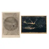 John Wells, TWO PRINTS; UNTITLED AND BIRD