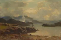 Duncan Cameron, LOCH FYNE, oil on canvas