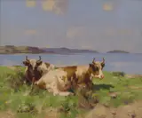 David Gauld, ON THE SOLWAY, oil on canvas