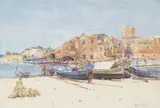 Robert Weir Allan, NEAR PALERMO, watercolour