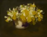 Stuart Park, STILL LIFE OF DAFFODILS, oil on canvas
