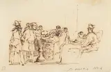 David Wilkie, THE WHISKY STILL, pen and ink