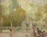 John Rankine Barclay, AMUSETTE, oil on canvas
