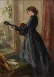 Robert Hope, A SPRING SONG, oil on board