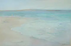Robert Burns, SUMMER HAZE, IONA, oil on canvas