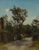 William Darling McKay, THE MESSAGE, oil on canvas