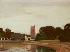 George Houston, INVERARAY, oil on canvas