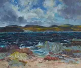 Mary Nicol Neill Armour, CARRADALE FROM ARRAN, oil on canvas