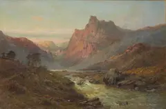 THE WESTERN HIGHLANDS by Alfred de Breanski Senior, oil on canvas, sold Jun 2026