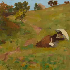 John Lavery, A SUMMER AFTERNOON, oil on canvas