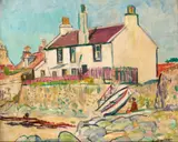 George Leslie Hunter, ROBINSON CRUSOE'S HOUSE, LOWER LARGO, oil on canvas