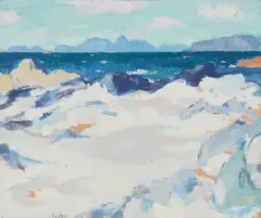 Samuel Peploe, IONA, oil on panel