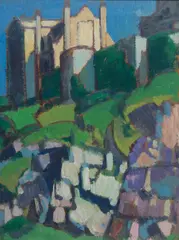 Margaret Morris, WREN FAWR, oil on board