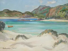 John Maclauchlan Milne, A QUIET COVE, MULL, oil on canvas