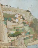 Anne Redpath, CAP D'AIL, oil on board