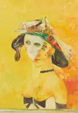 John Bellany, MASQUERADE, oil on board