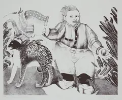 John Byrne, THE AMERICAN BOY, Lithograph, P/P, aside from the edition of 30