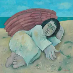Michael Scott, ANGEL OF THE SANDS, 1997, oil on canvas
