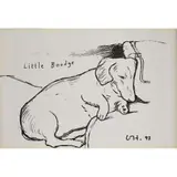 David Hockney, LITTLE BOODGE, 1993, Off-set lithograph