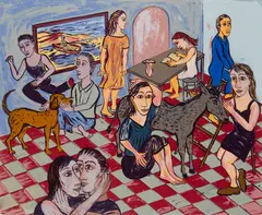 Eileen Cooper, FULL HOUSE, 2007, Screenprint, PP