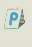 David Hockney, P, FROM 'HOCKNEY'S ALPHABET'
