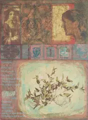 Victoria Crowe, THE HEALING HERB, VIOLA, 2006, Screenprint, 24/75