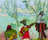 Peter Doig, MUSIC (2 TREES), (D2-4), 2023, Giclée print, 74/250