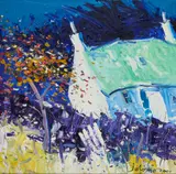 John Lowrie Morrison, WINDY AUTUMN, BUNESSAN, ISLE OF MULL, 2000, oil on board