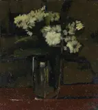Hannah Mooney, FLOWERS IN A VASE, 2023, Oil on board
