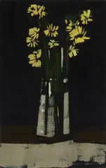 Hannah Mooney, YELLOW FLOWERS, 2022, Oil on board