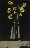 Hannah Mooney, YELLOW FLOWERS, 2022, Oil on board