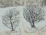 Victoria Crowe, STILLNESS, 2022, Lithography and screenprint, 6/40