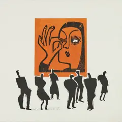 Willie Rodger, LOOK, Linocut, A/P