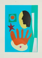 Adrian Wiszniewski, PRIVATE ISLAND MARLON BRANDO, Screenprint, PP 1/2, aside from the edition of 40