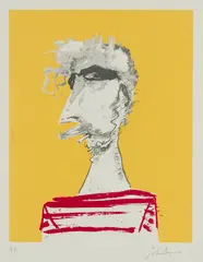 John Byrne, T-SHIRT SMOKER, 2019, Screenprint, PP, aside from the edition of 10