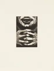 Ken Currie, TWO ETCHINGS: 'TRIPTYCH: VIGILANTES, MEMORIAL, HISTORICAL MONUMENT' & 'GENERAL ELECTION', 1991, published by Glasgow Print Studio