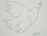 Pablo Picasso, COLOMBE DE LA PAIX, 1961, Lithograph, 162/200