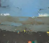 James D. Robertson, NORTH SEA, oil on board