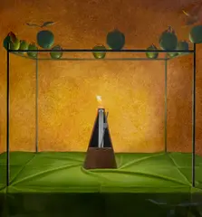 Gordon Mitchell, PERCH, oil on canvas