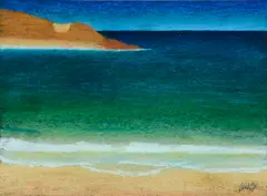 Jack Knox, THE POINT, SANNOX, pastel