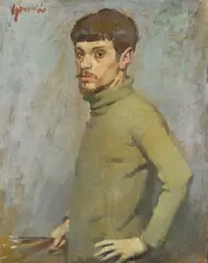 Alexander Goudie, SELF-PORTRAIT, oil on canvas
