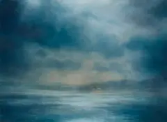 Matthew Draper, MIST AND REFLECTIONS, EAST LOTHIAN, 2011, pastel
