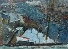 Duncan Shanks, FALLS OF CLYDE, mixed media
