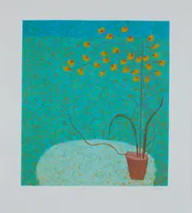 Abigail McLellan, BEE ORCHID, 1999, Screenprint, 50/80