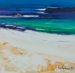 John Lowrie Morrison, MONKS STRAND, IONA, 1999, oil on board