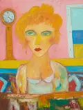 John Bellany, LADY ANNA MAE, oil on canvas