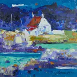 John Lowrie Morrison, HIGHTIDE, PORTUAIRK, ARDNAMURCHAN, 2000, oil on board