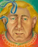 Heather Nevay, THE BLUE RIBBON, 1996, acrylic on board