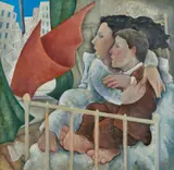 Michael Scott, SHKLOVSKY'S KISS, oil on canvas