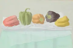 Barbara Balmer, PEPERONI, pencil and watercolour